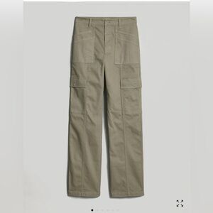 Madewell The Curvy Garment-Dyed '90s Straight Cargo Pant Khaki Size 26
